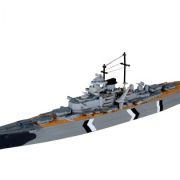 1:1200 first diorama set bismarck battle art. nr. 05668