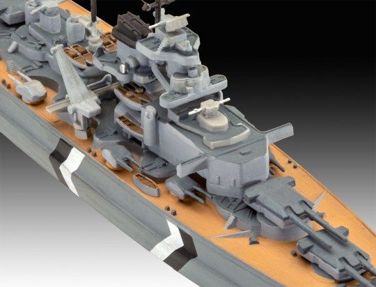 1:1200 first diorama set bismarck battle art. nr. 05668
