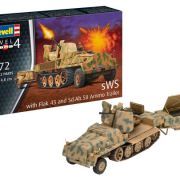 1:72 sws con flak 43 y remolque de munición sd.ah.58 art. nr. 03293