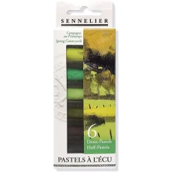 set sennelier 6 ½ pasteles a l´ecu campo de primavera art. nr. n132288.05