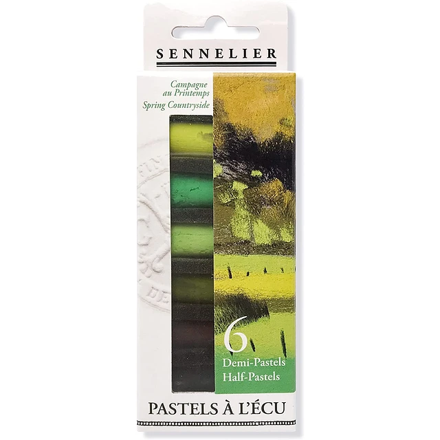 set sennelier 6 ½ pasteles a l´ecu campo de primavera art. nr. n132288.05