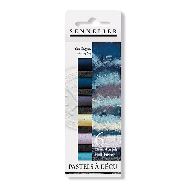 set sennelier 6 ½ pasteles a l´ecu cielo tormentoso art. nr. n132288.03