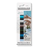 set sennelier 6 ½ pasteles a l´ecu montañas de invierno art. nr. n132288.07