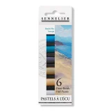 set sennelier 6 ½ pasteles a l´ecu orilla del mar art. nr. n132288.09