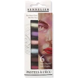 set sennelier 6 ½ pasteles a l´ecu tonos de piel pálidos art. nr. n132288.06