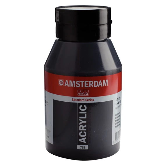 Acrílico Amsterdam Standard Series 1000ml – 735 Negro Óxido Art.-Nr. 17717352