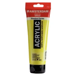 acrílico amsterdam standard series 250ml 243 amarillo verdoso art. nr. 17122430
