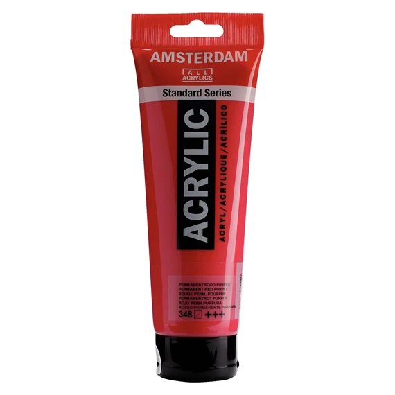 Acrílico Amsterdam Standard Series 250ml – 348 Rojo Permanente Púrpura Art.-Nr. 17123480