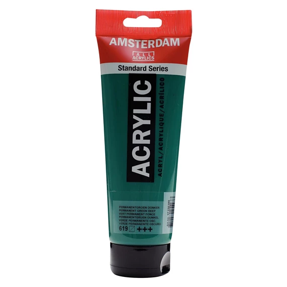 Acrílico Amsterdam Standard Series 250ml – 619 Verde Permanente Oscuro Art.-Nr. 17126190