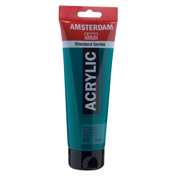 acrílico amsterdam standard series 250ml 675 verde ftalo art. nr. 17126750
