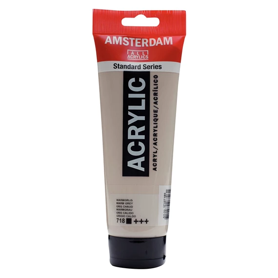 acrílico amsterdam standard series 250ml 718 gris cálido art. nr. 17127180
