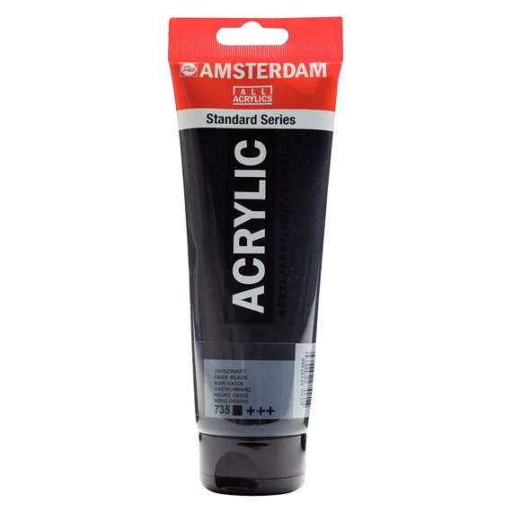 Acrílico Amsterdam Standard Series 250ml – 735 Negro Óxido Art.-Nr. 17127350