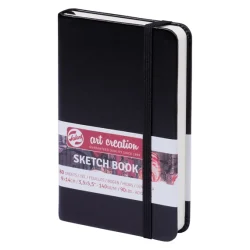 cuaderno bocetos negro 9 x 14 cm 140 g 80 hojas art. nr. 9314001m