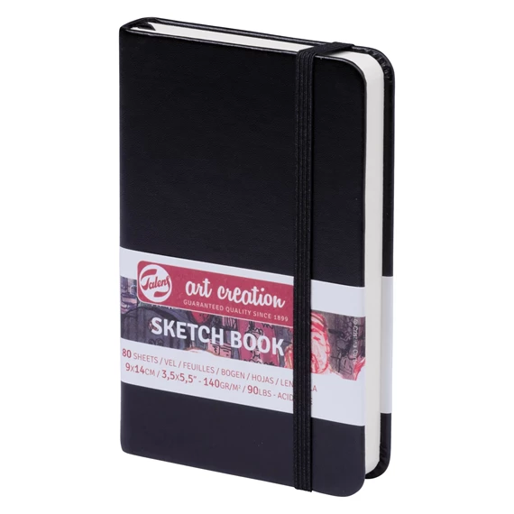 Cuaderno Bocetos Negro 9 x 14 cm 140 g 80 Hojas Art.-Nr. 9314001M
