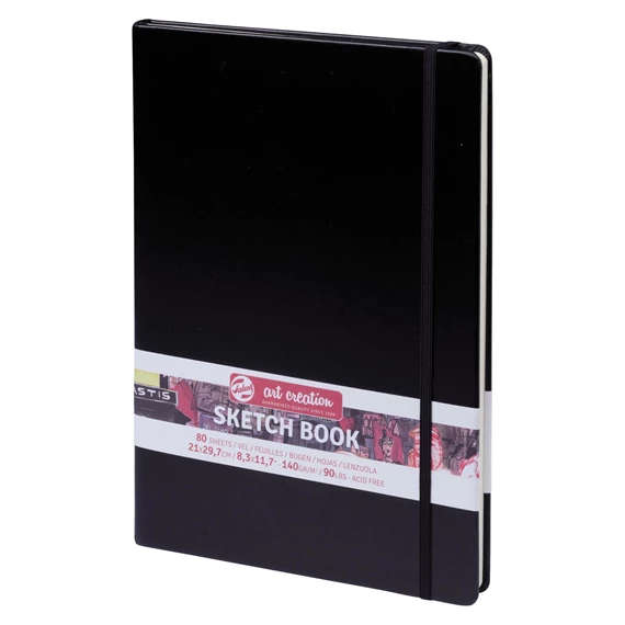 Cuaderno Bocetos Negro 21 x 29.7 cm 140 g 80 Hojas Art.-Nr. 9314003M