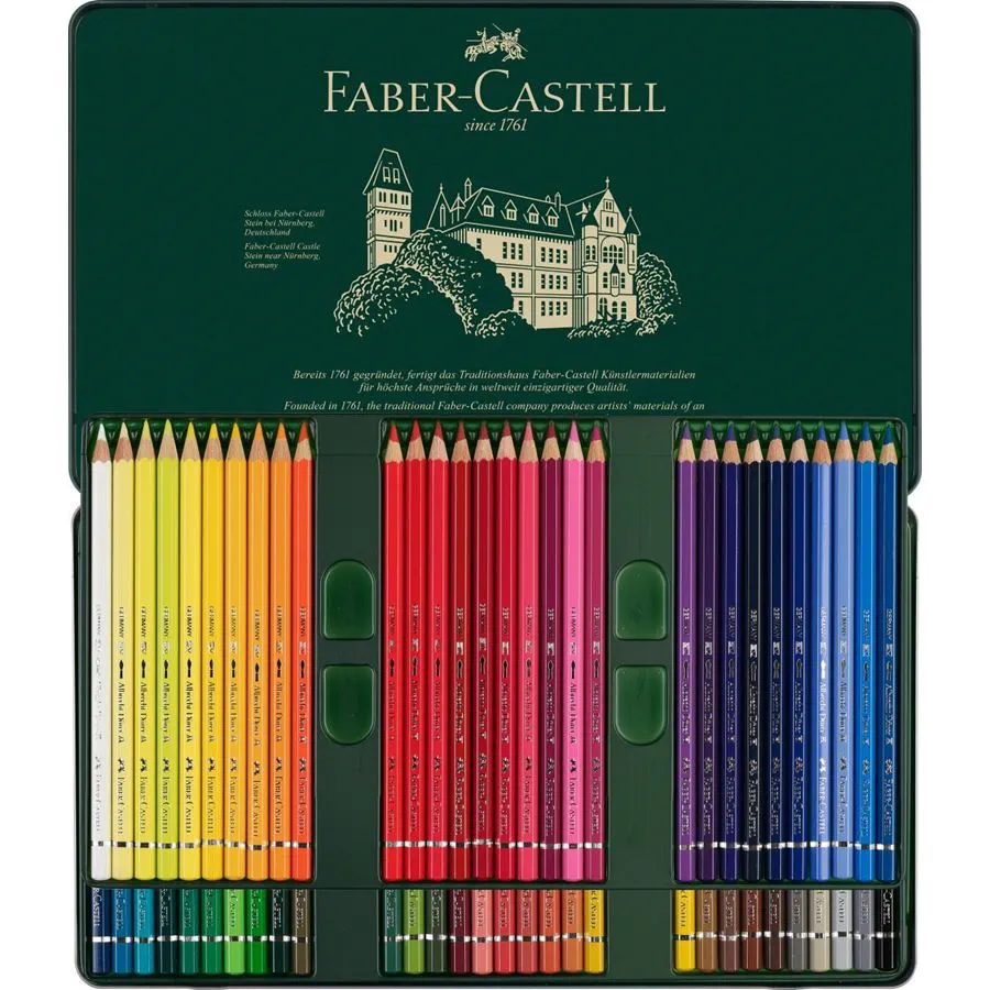 caja lápices acuarelables albrecht dürer 60 colores faber castell art. nr. 117560