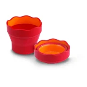 vaso plegable para el agua clic&go rojo art. nr. 181517