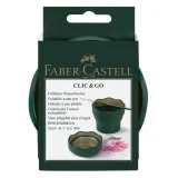 vaso plegable para el agua clic&go verde oscuro art. nr. 181520