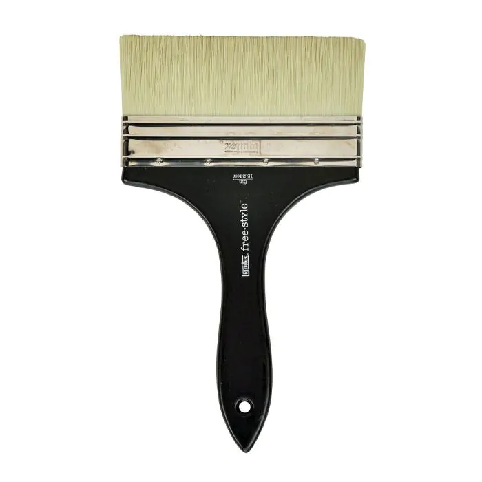 Brocha Liquitex Free Style Ancha Plana 6″ Mango Corto Art.-Nr. 1300706