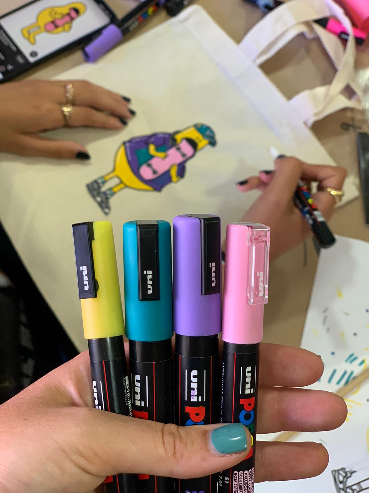 estuche posca 18 rotuladores pc 3m