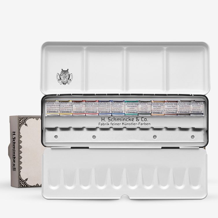 Caja de Acuarelas Schmincke HORADAM® 12 ½ Godets «Edición Retro» Art.-Nr. 74 647