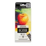 set sennelier 6 oil stick manzana bicolor art. nr. n130116.03
