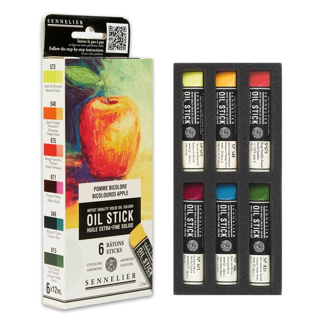 Set Sennelier 6 Oil Stick – Manzana Bicolor Art.-Nr. N130116.03