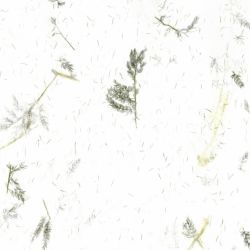 papel fantasía hecho a mano blanco fibras hojas art. nr. 634576