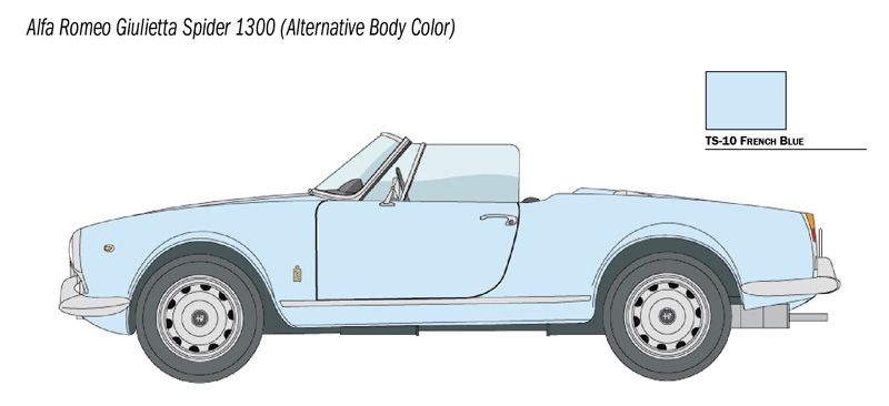 1:24 alfa romeo giulietta spider 1300 art. nr. 3653