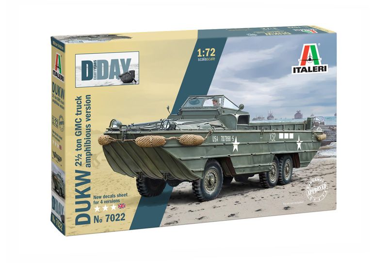 1:72 dukw 2½ ton gmc vehículo anfibio d day 80th anniversary art. nr. 7022