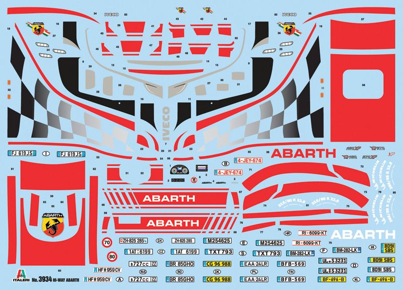 1:24 iveco hi way e5 abarth art. nr. 3934