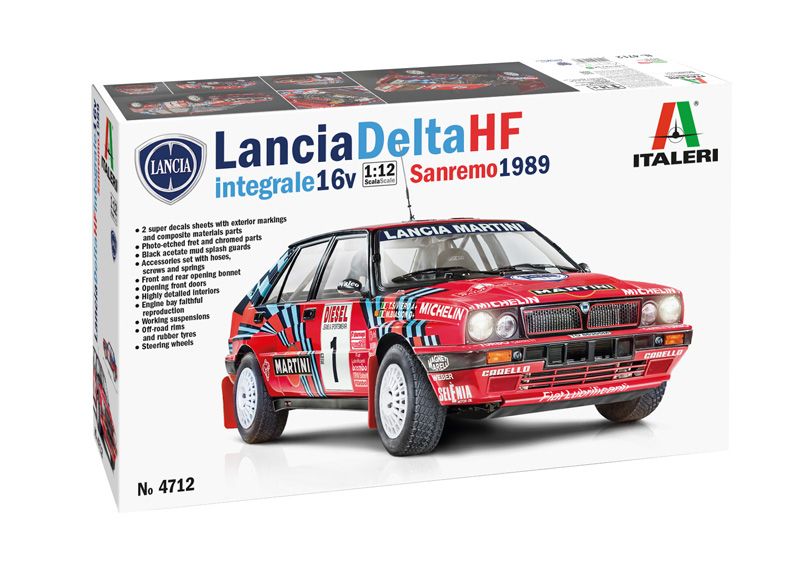 1:12 lancia delta hf integrale sanremo 1989 art. nr. 4712