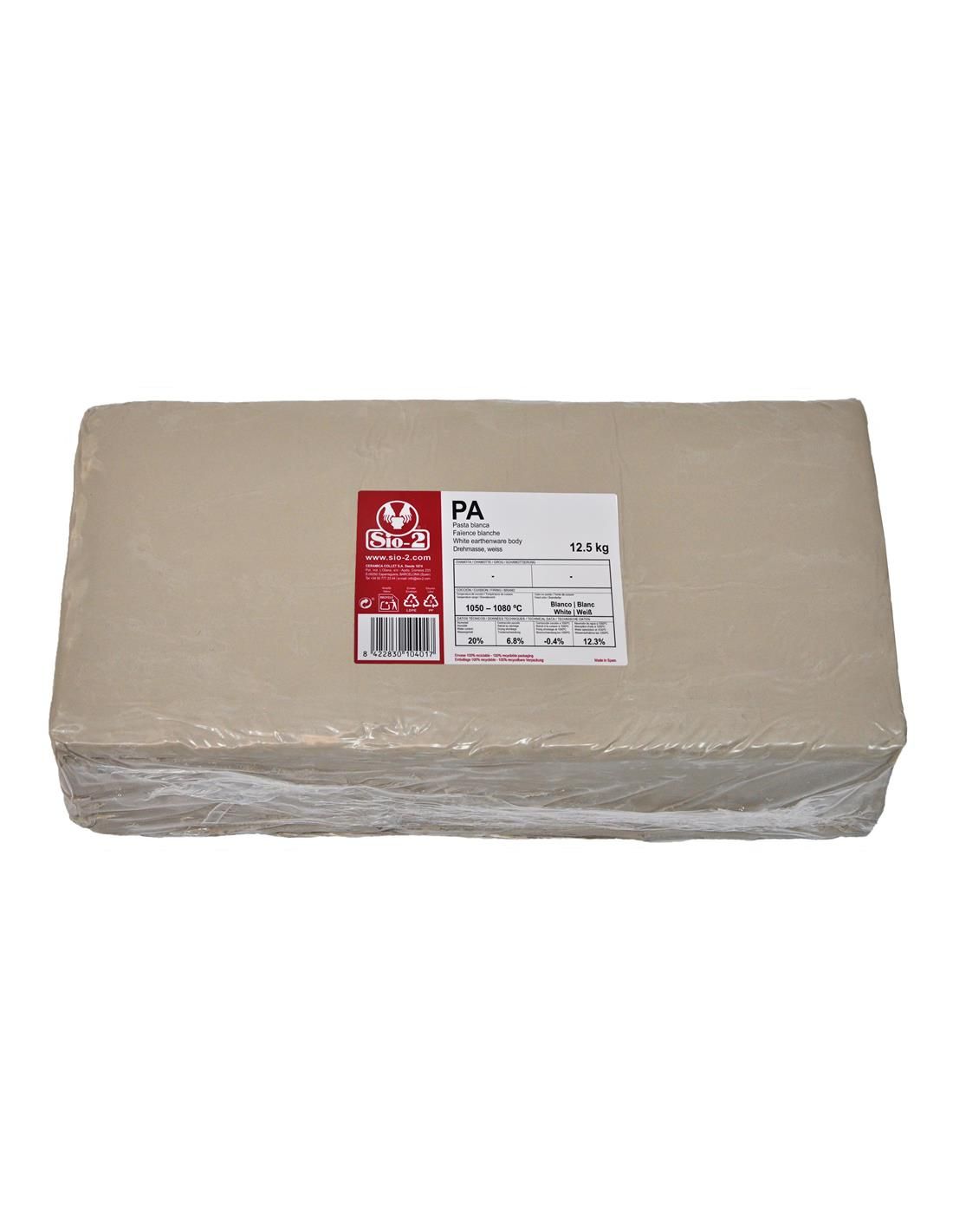 arcilla pa blanca 12,5 kg. art. nr. 104000010000