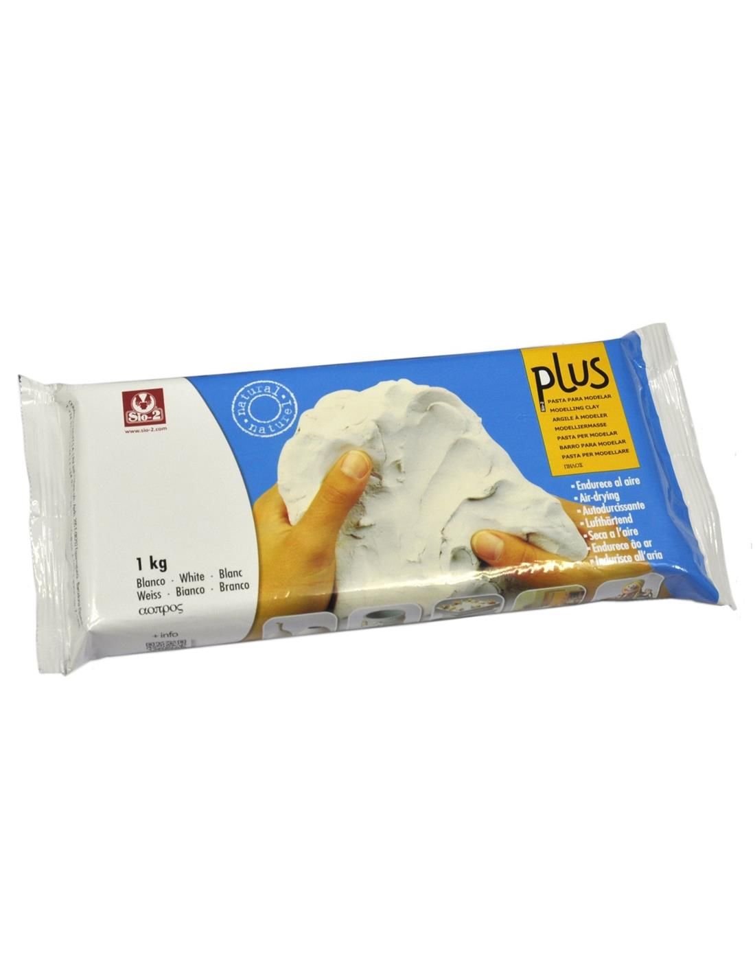 pasta para modelar sio 2 plus blanco natural 1 kg. art. nr. 202300100000