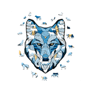 puzzle "lobo" 260 piezas de madera art. nr. 00362