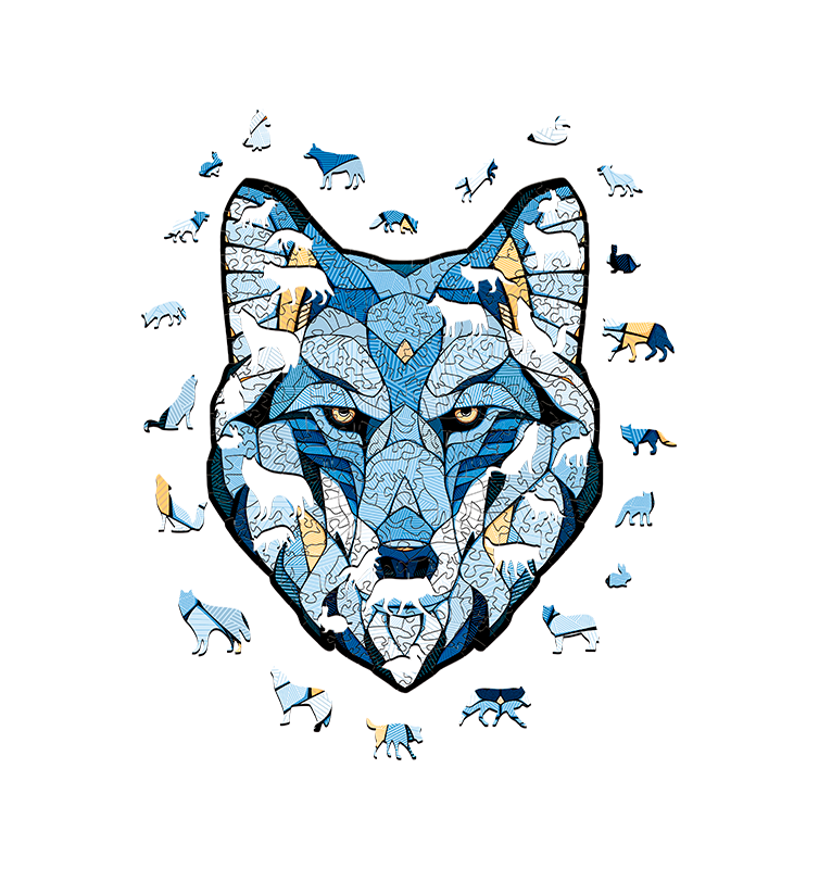 Puzzle «Lobo» 260 piezas de madera Art.-Nr. 00362