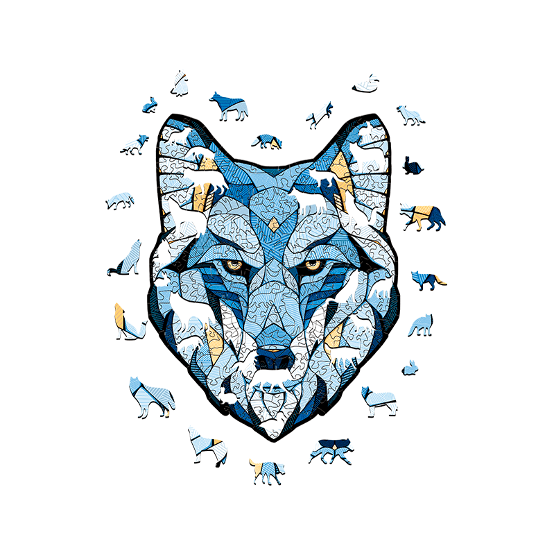 puzzle "lobo" 260 piezas de madera art. nr. 00362