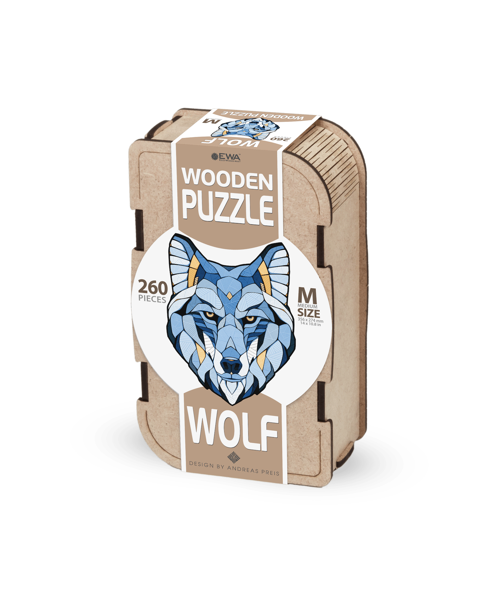 puzzle "lobo" 260 piezas de madera art. nr. 00362