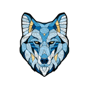 puzzle "lobo" 140 piezas de madera art. nr. 00356