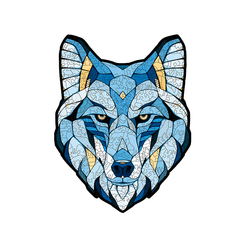 puzzle "lobo" 140 piezas de madera art. nr. 00356
