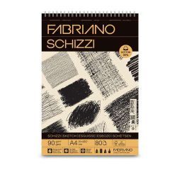 bloc fabriano schizzi a4 90g/m² 80 hojas art. nr. 19100714