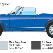 1:24 alfa romeo giulia 1600 spider art. nr. 3668