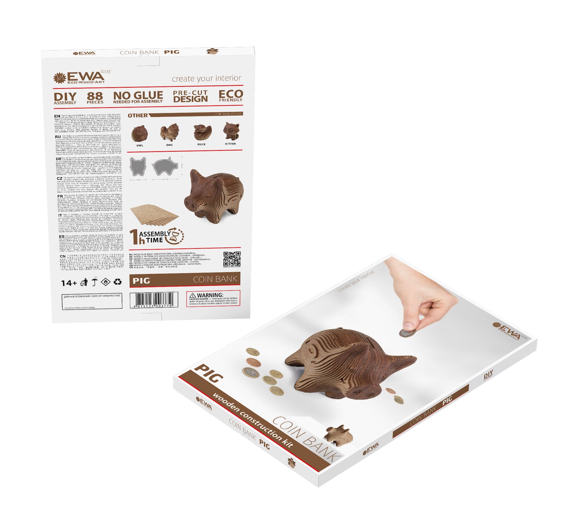 hucha para montar cerdo art. nr. 59500377