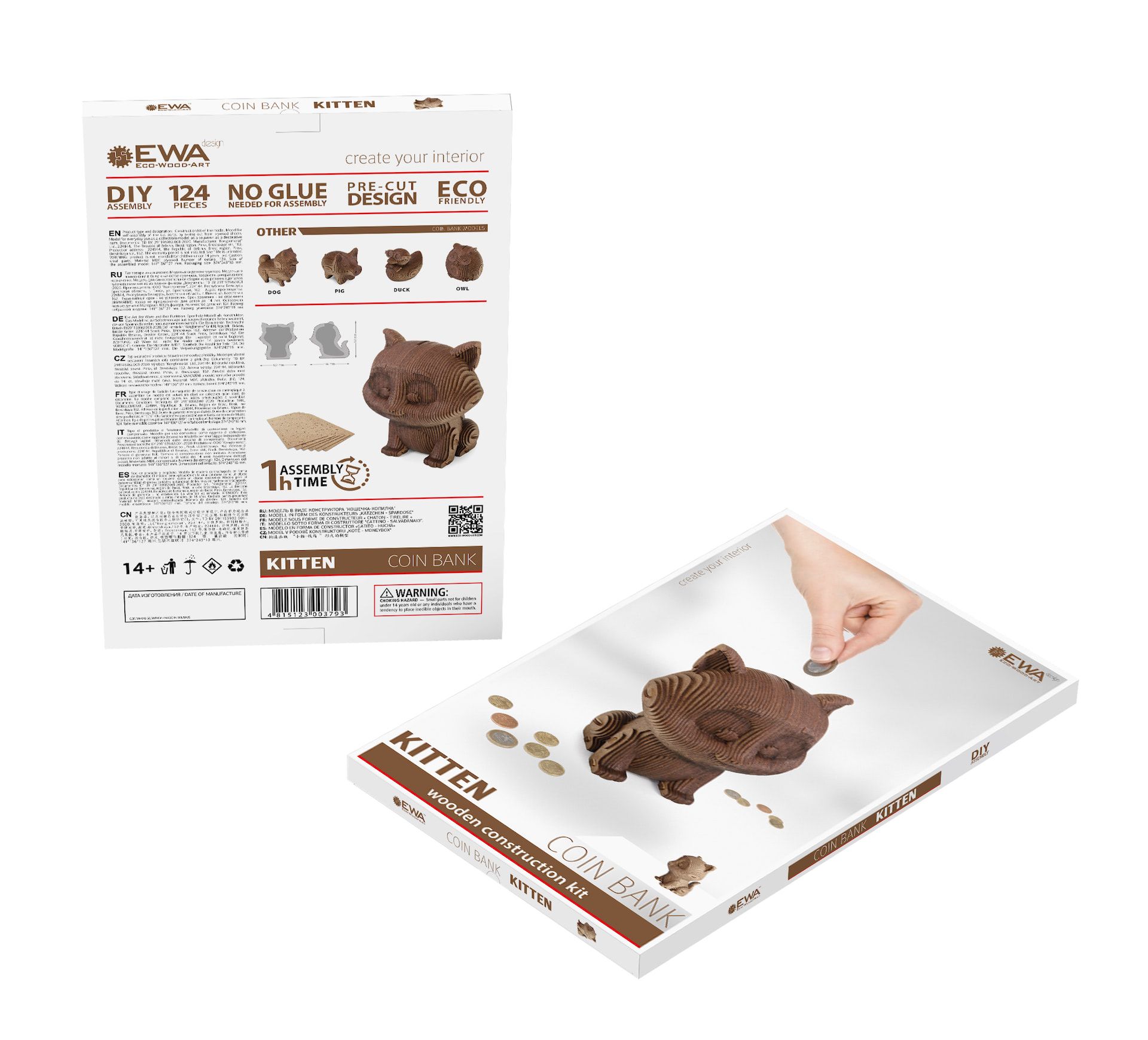 hucha para montar gato art. nr. 59500379