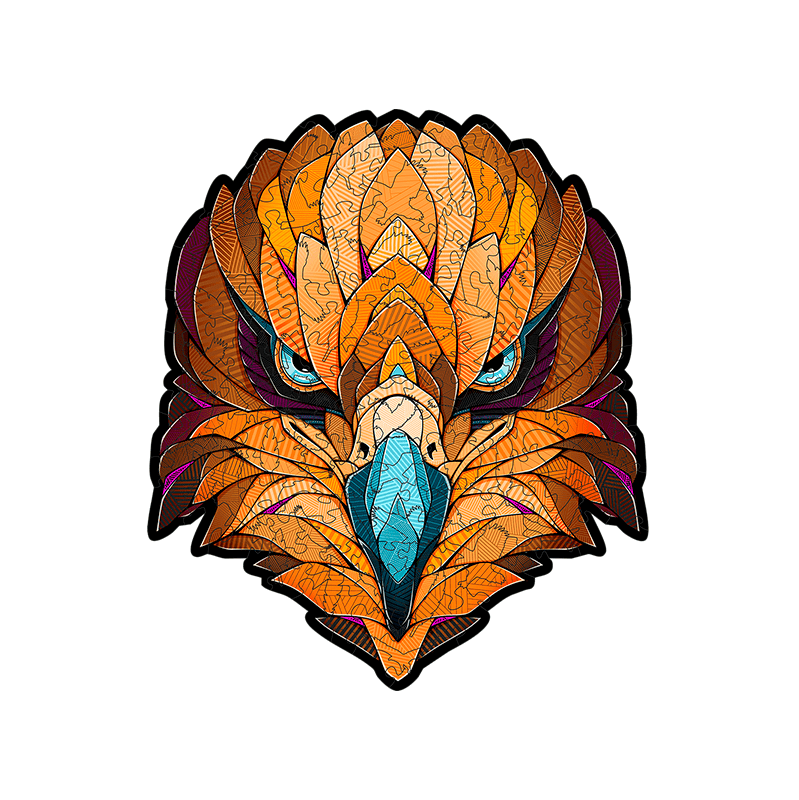 puzzle "Águila" 370 piezas de madera art. nr. 00351