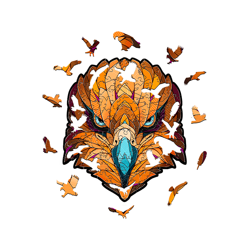 puzzle "Águila" 120 piezas de madera art. nr. 00357