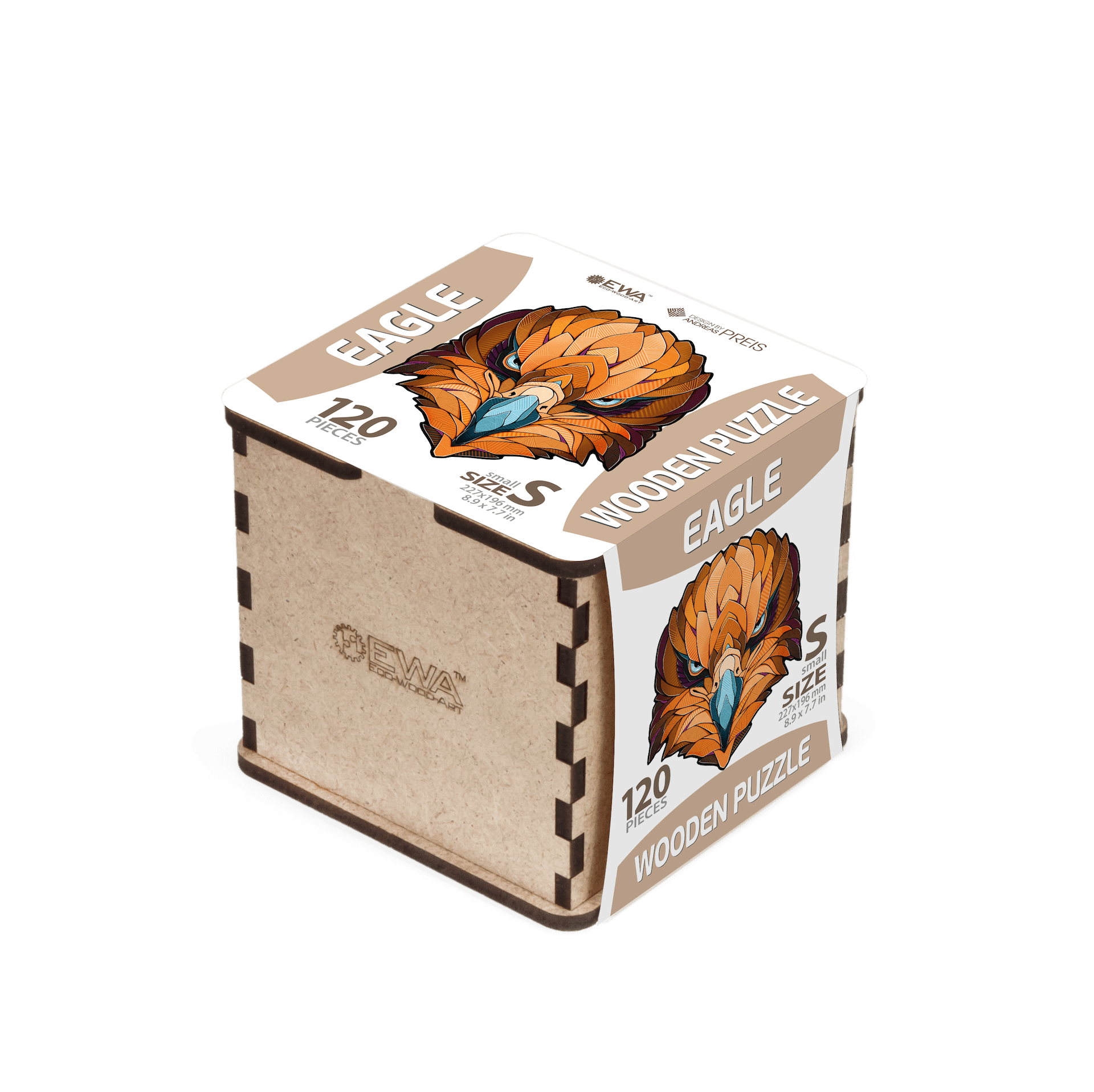 puzzle "Águila" 120 piezas de madera art. nr. 00357