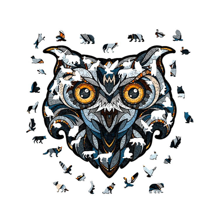 Puzzle «Búho Real» 340 piezas de madera Art.-Nr. 00348