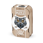 puzzle "búho real" 200 piezas de madera art. nr. 00360