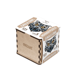 puzzle "búho real" 125 piezas de madera art. nr. 00354